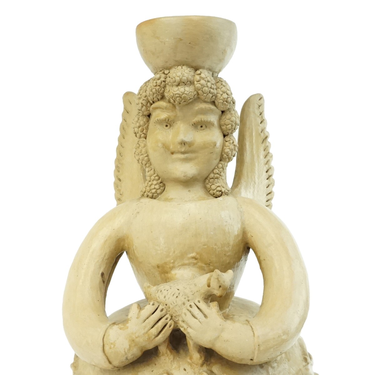 Terracotta Angel Vessel