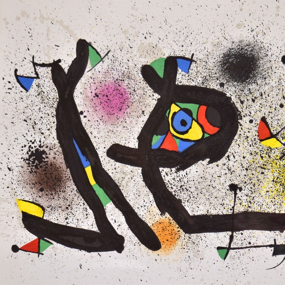 After: Joan Miro (1893 -1983) Color Print on Paper