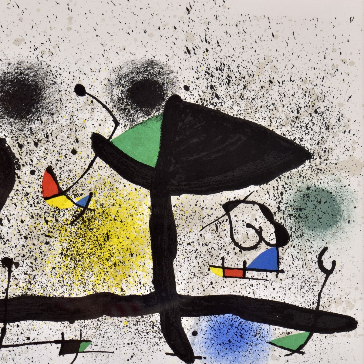 After: Joan Miro (1893 -1983) Color Print on Paper