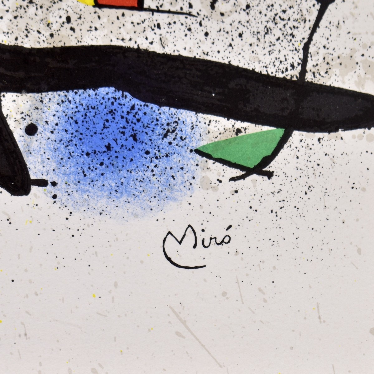 After: Joan Miro (1893 -1983) Color Print on Paper