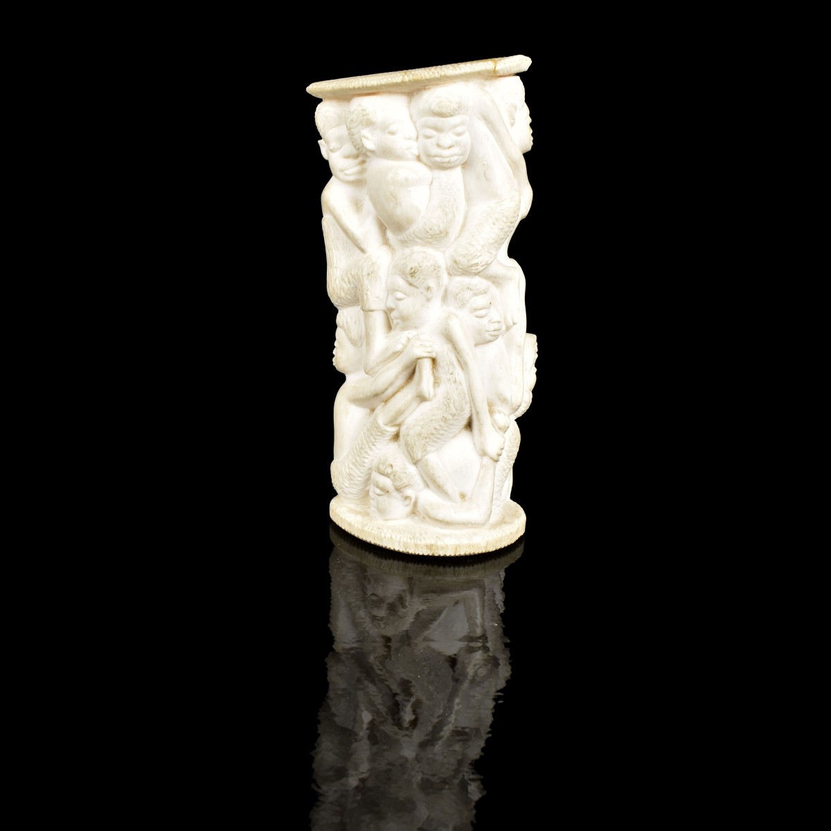African Hand Carved Tribal Sculpture
