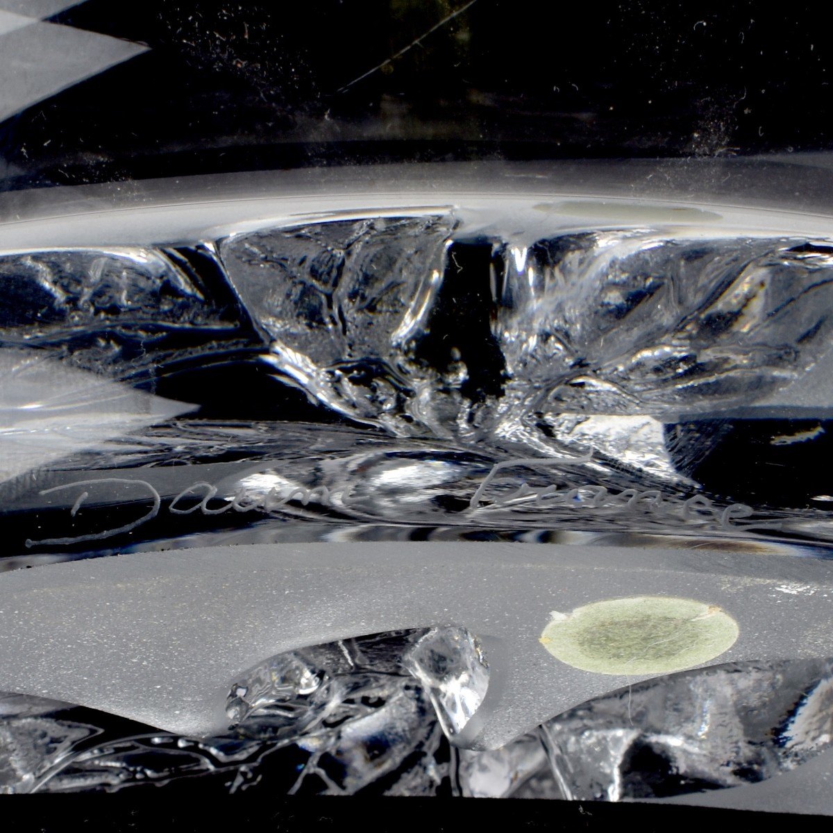 Daum Glass Centerpiece Bowl