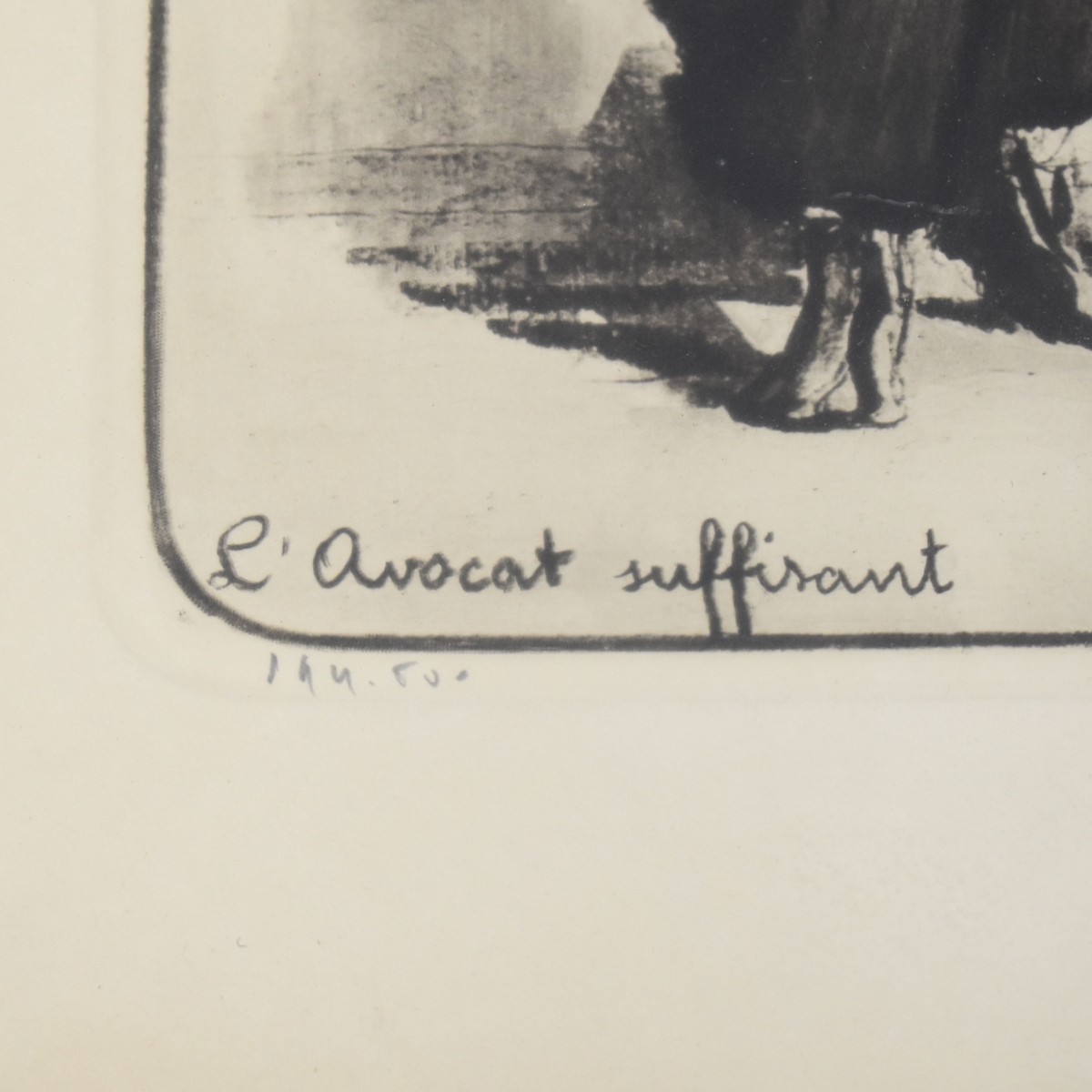 HonorÈ Daumier, French (1808-1879)