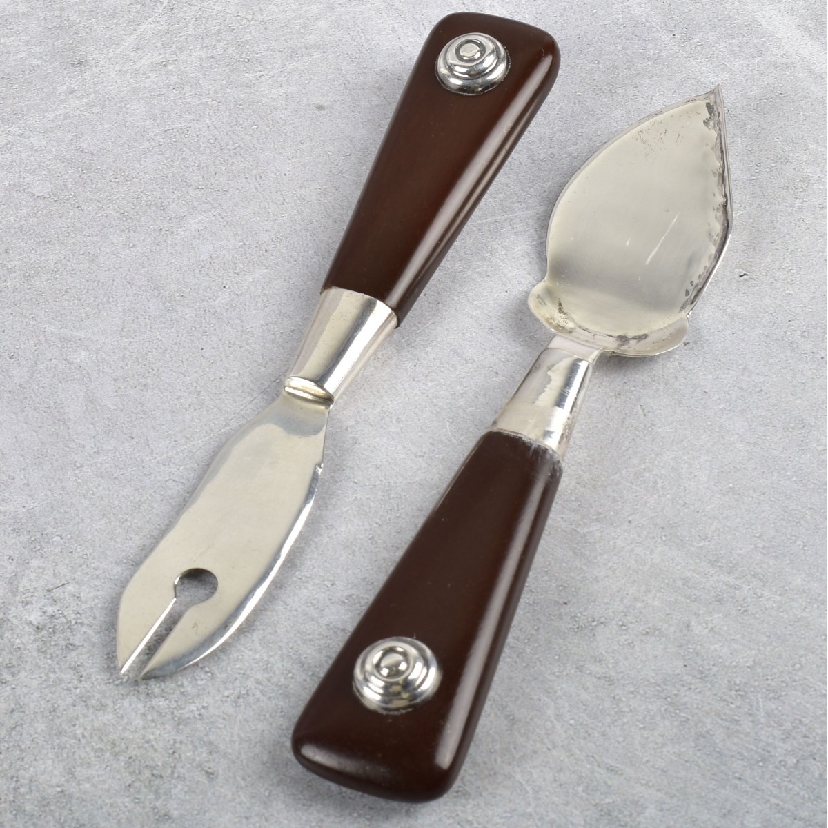 925 Sterling Silver Cheese Serving Set