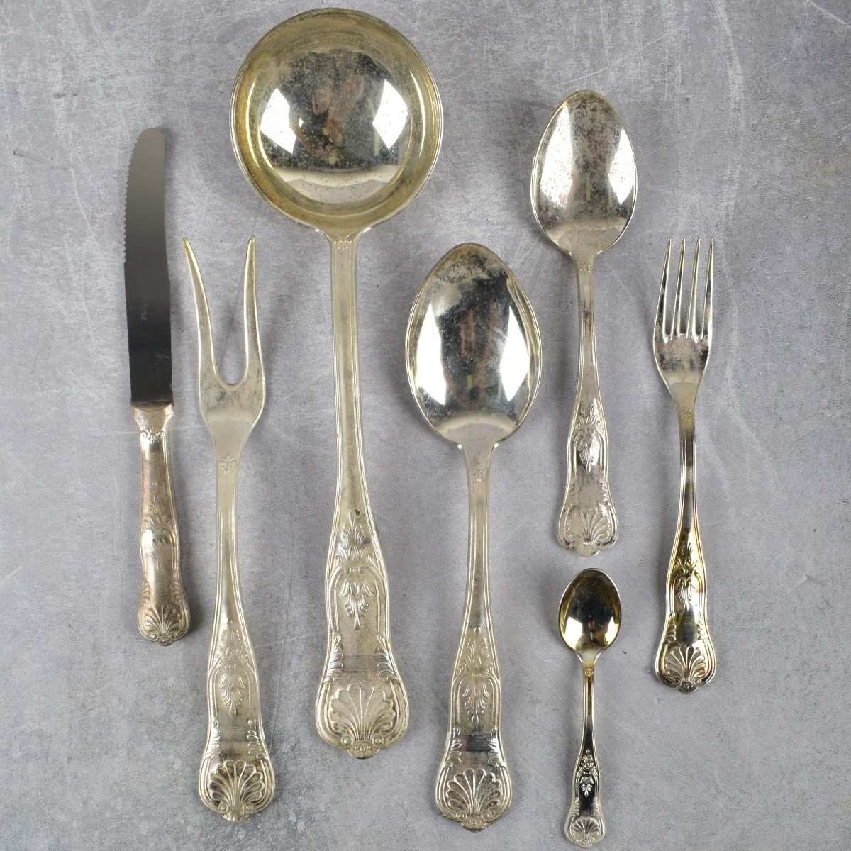 Italian ARG 800 Silverplate Flatware