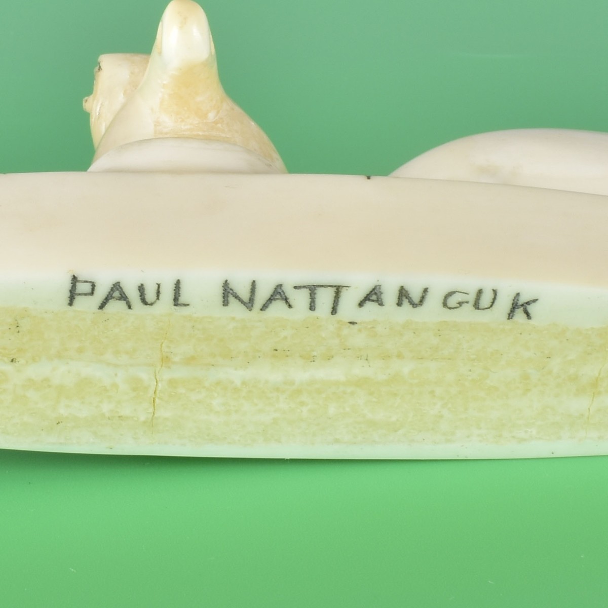 Paul Nattanguk, Alaskan (20th C.) Figurine