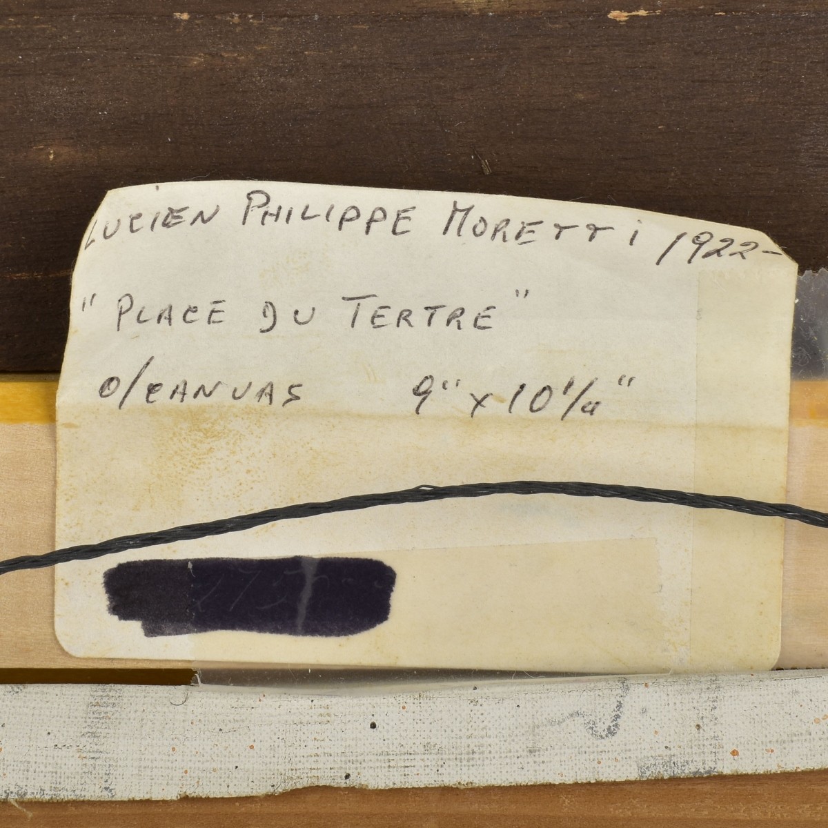 Lucien Philippe Moretti, French (1922-2000)