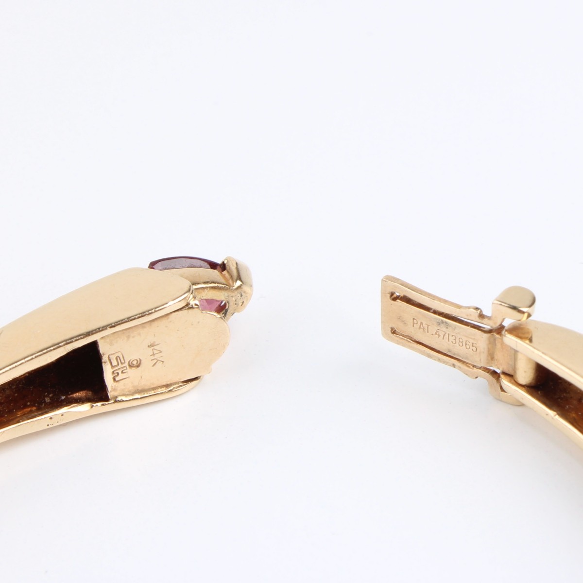 Tourmaline, Diamond and 14K Bracelet