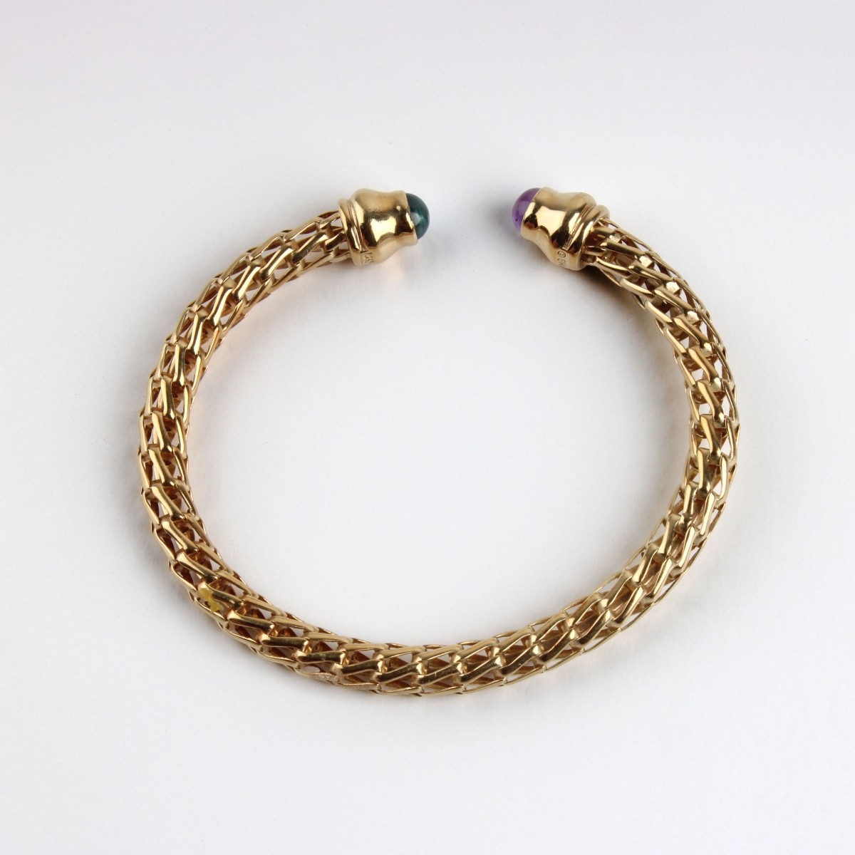 Gemstone and 14K Bracelet