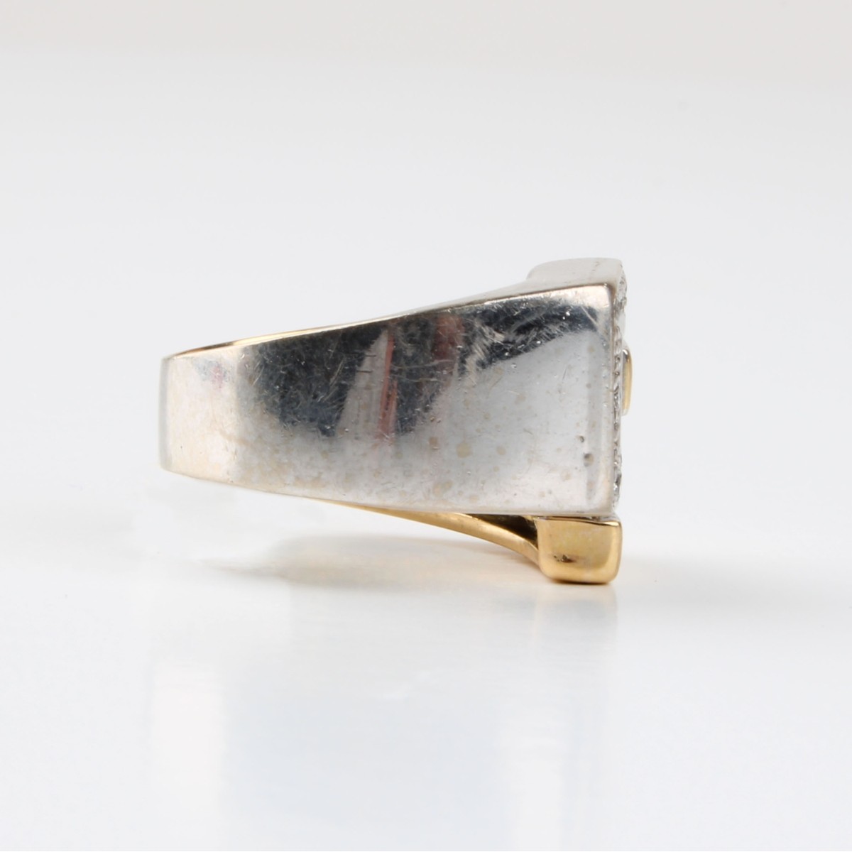 Diamond and 18K Ring and Earrings