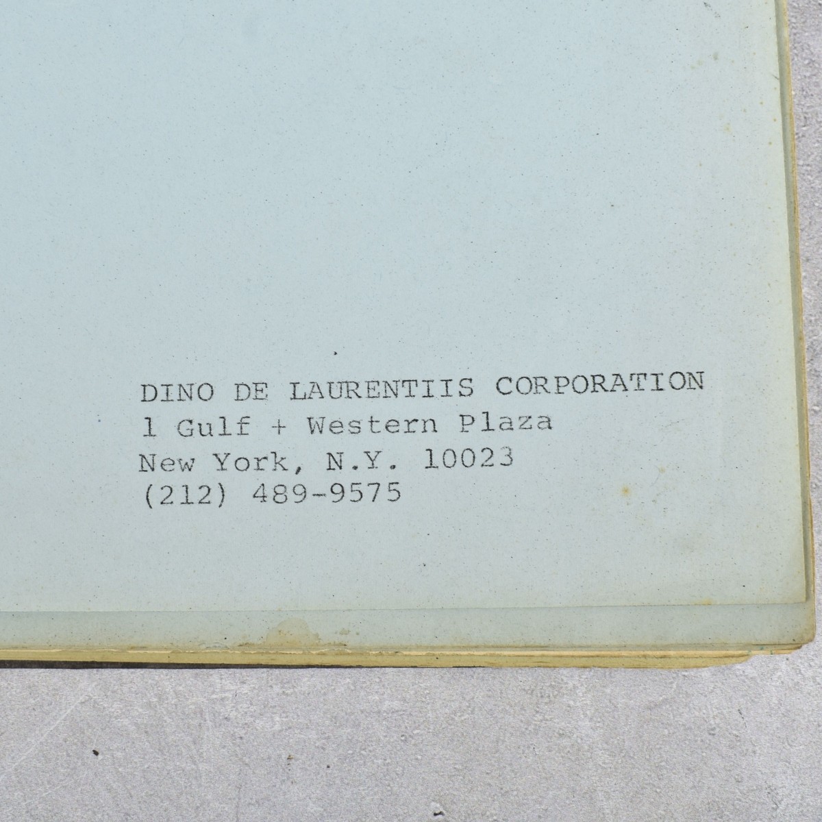 "Six Days Of The Condor" Screenplay
