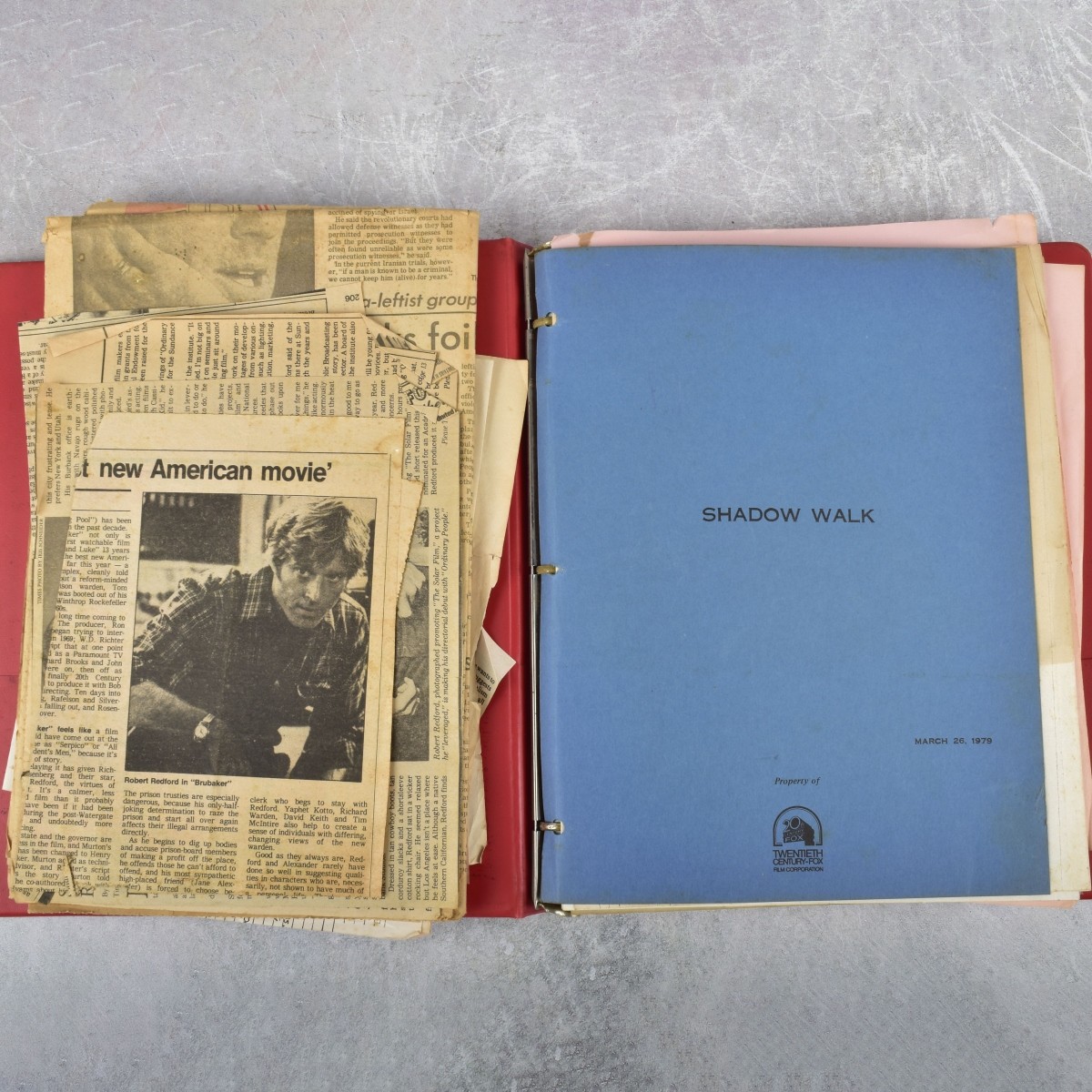 "Brubaker" Screenplay