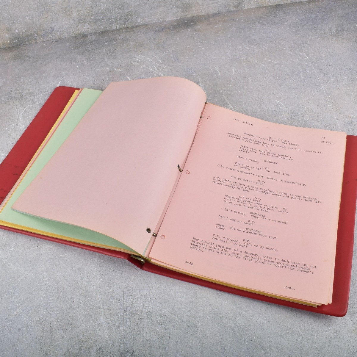 "Brubaker" Screenplay