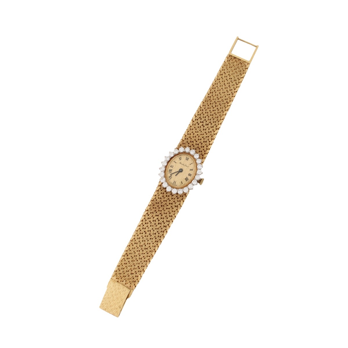 Bueche Girod Diamond and 18K Watch