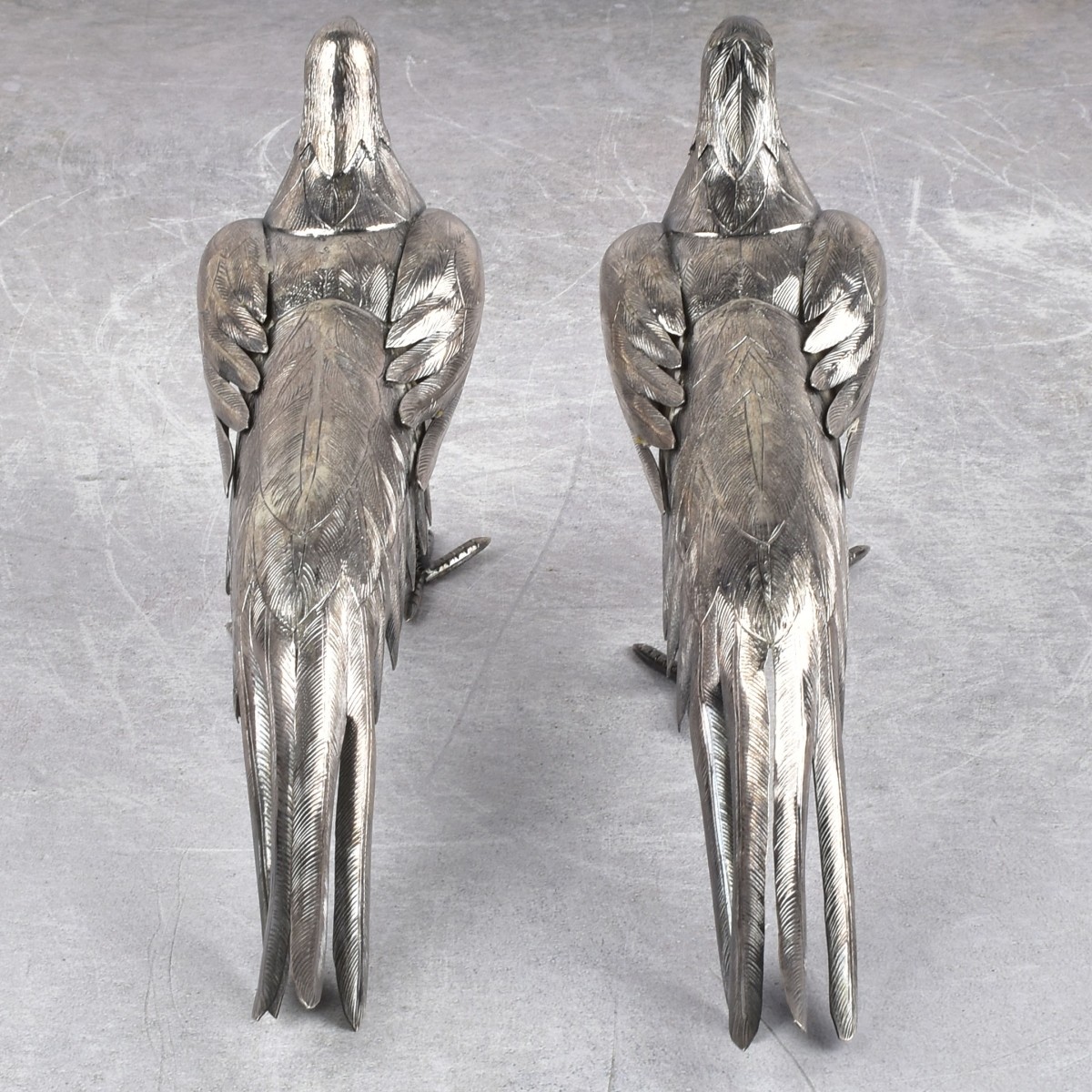 Vintage Pair of Sterling Silver Pheasants