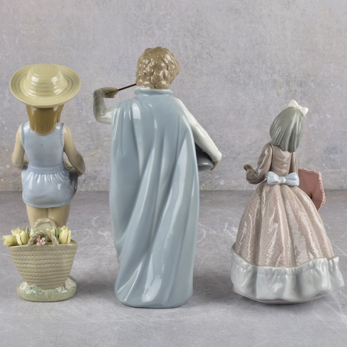Lladro Spain Gloss Porcelain Figurines