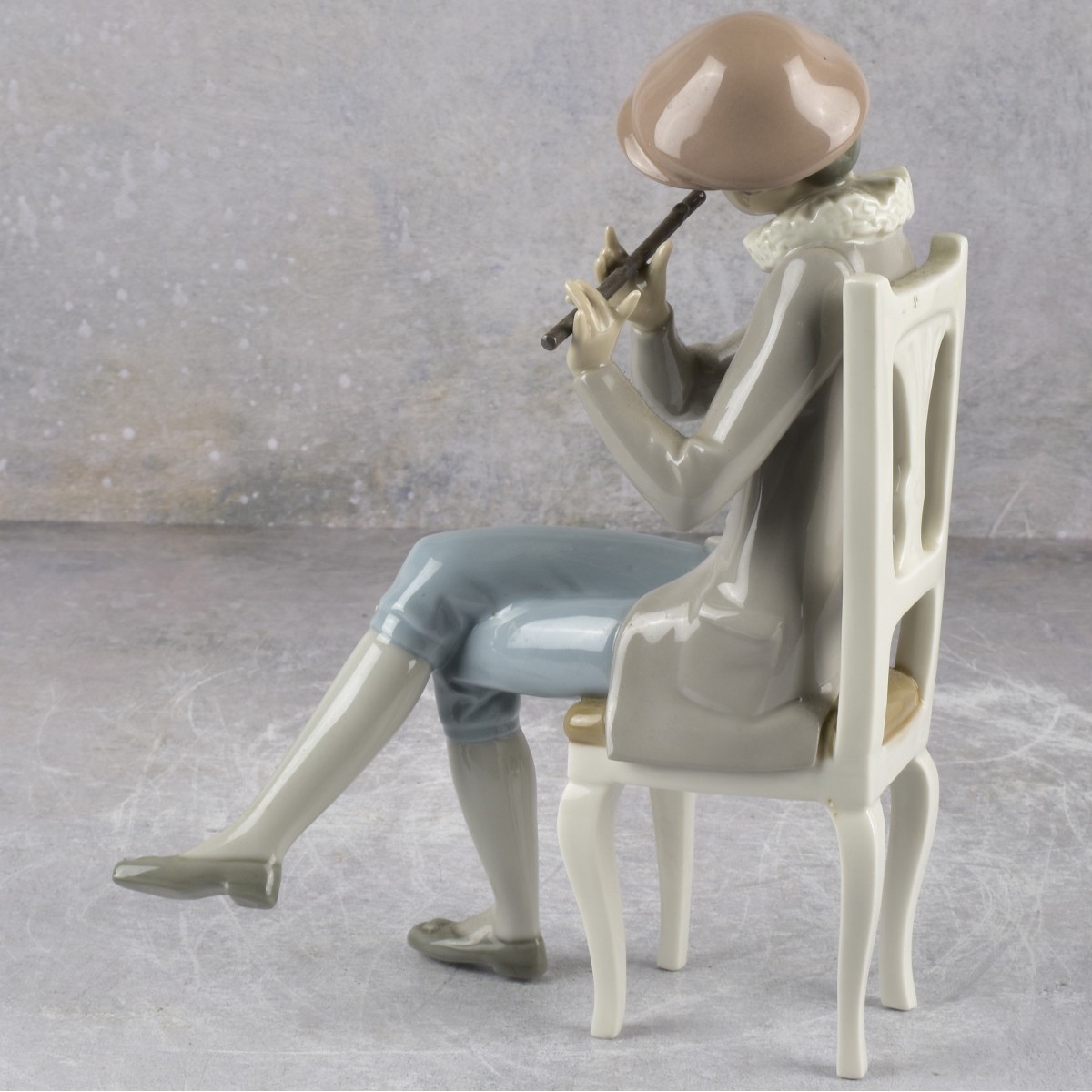 Lladro Spain "Boy Plying Flute"