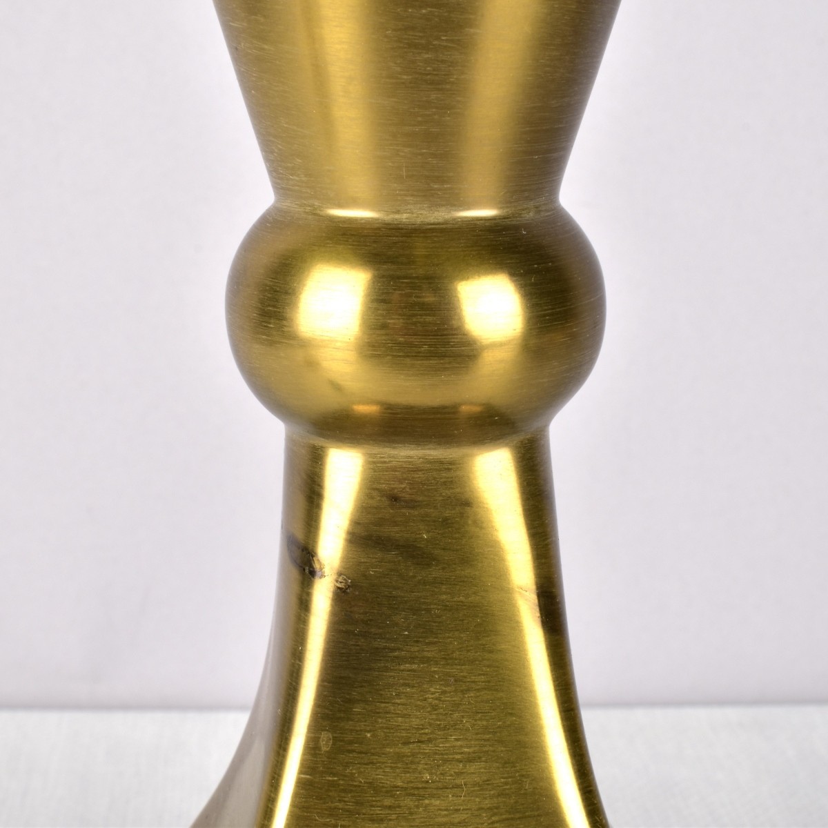 Mid-Century Baluster Shape Brass Lamps