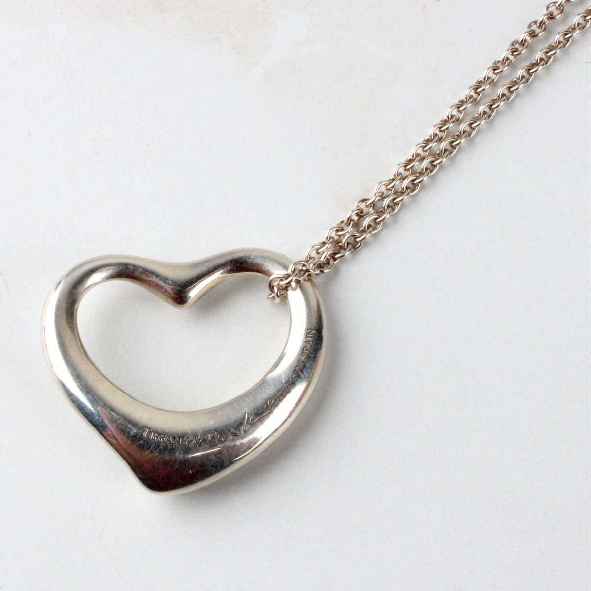 Tiffany & Co Sterling and Diamond Necklace
