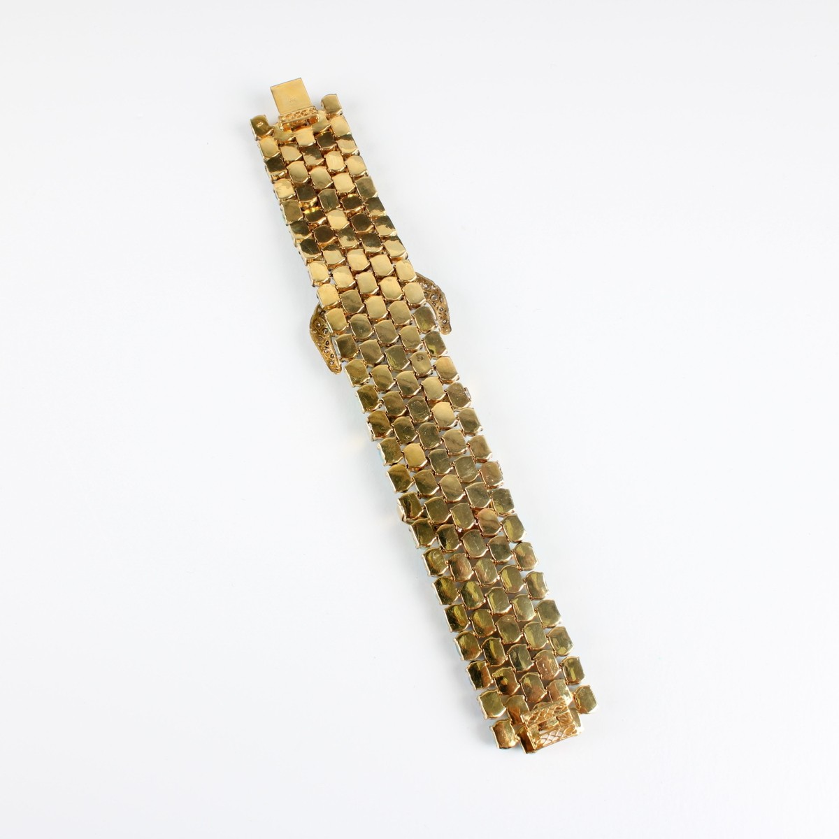 Diamond, Opal and Vermeil Bracelet