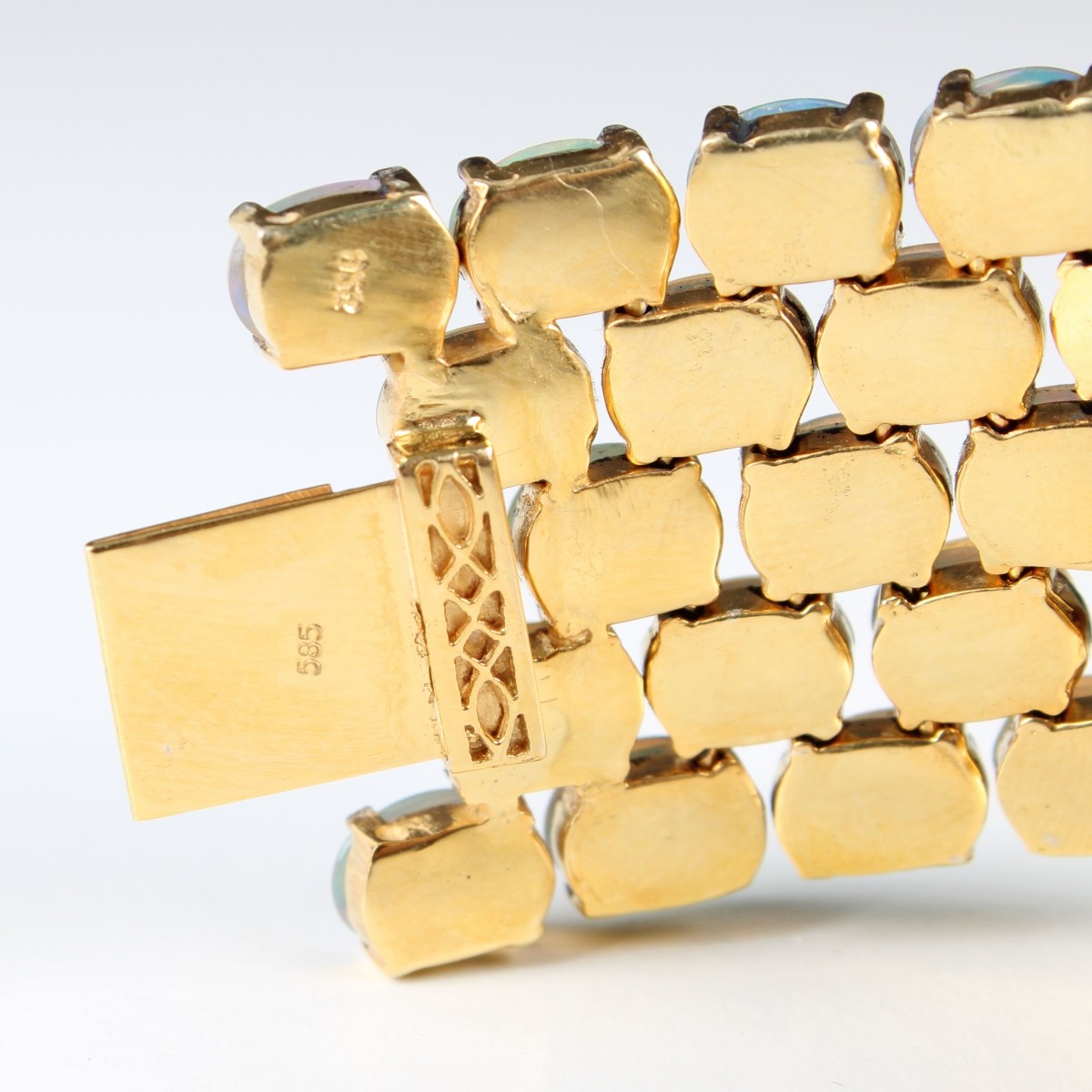 Diamond, Opal and Vermeil Bracelet
