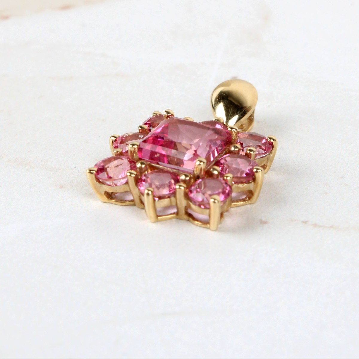 Topaz and 14K Pendant