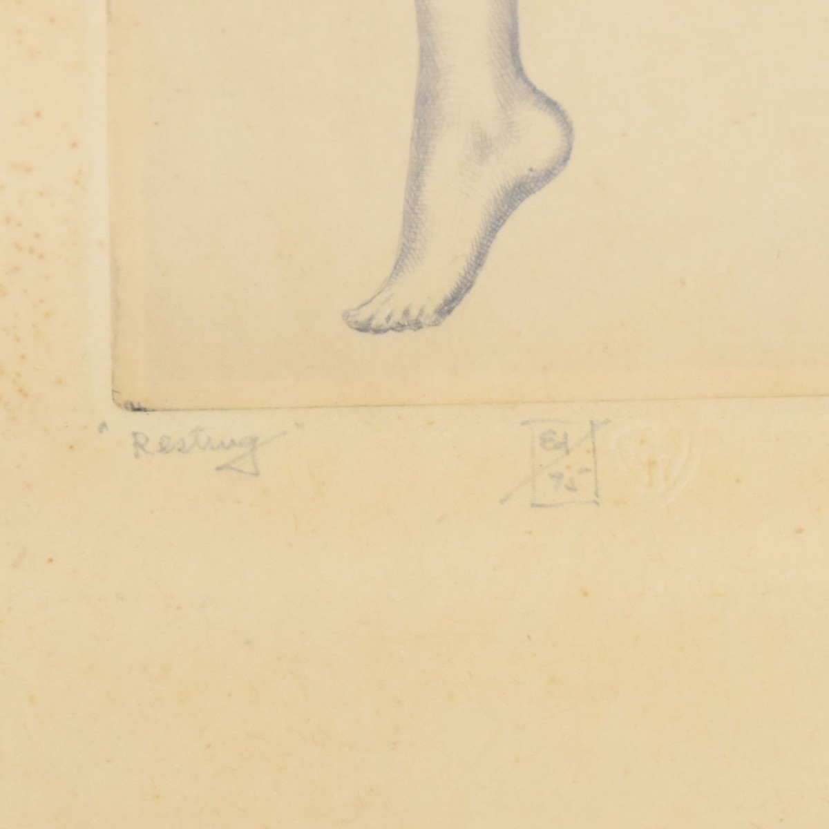 Collection of Semi-nude Etchings