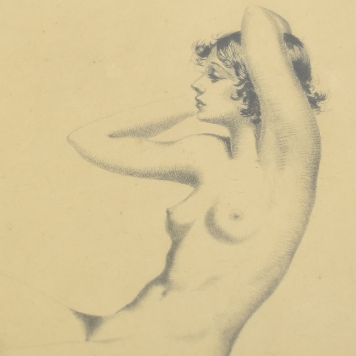 Collection of Semi-nude Etchings