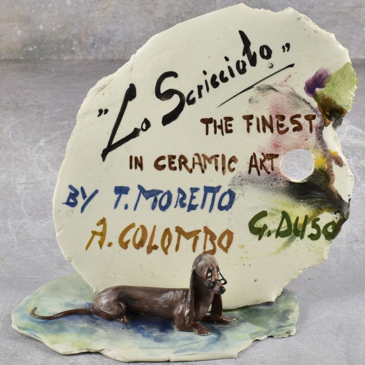 Lo Scricciolo Italy Ceramics Sign