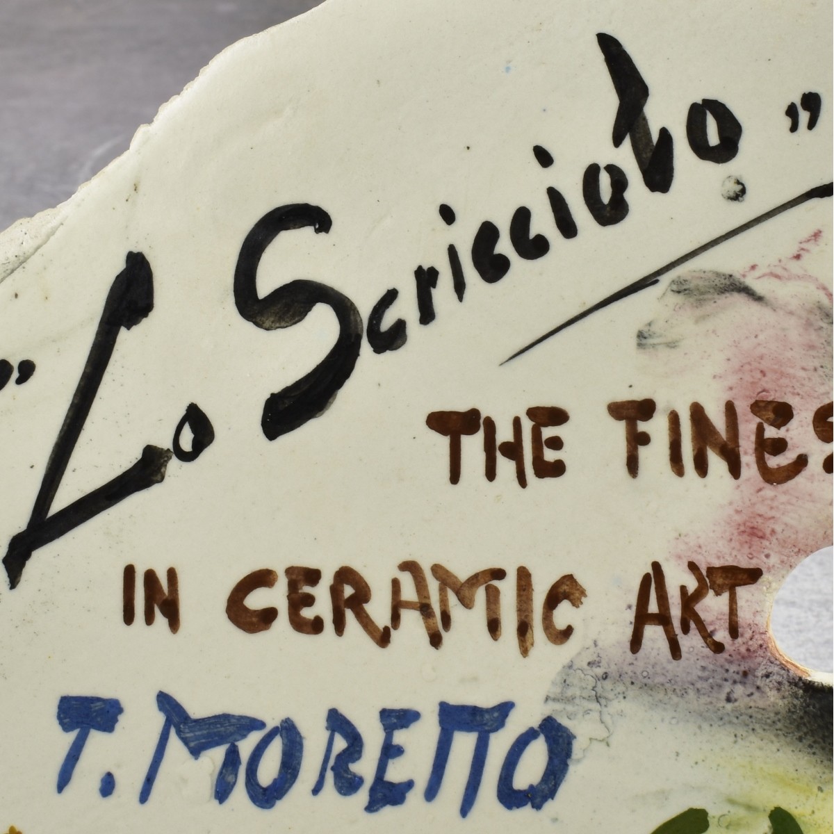 Lo Scricciolo Italy Ceramics Sign