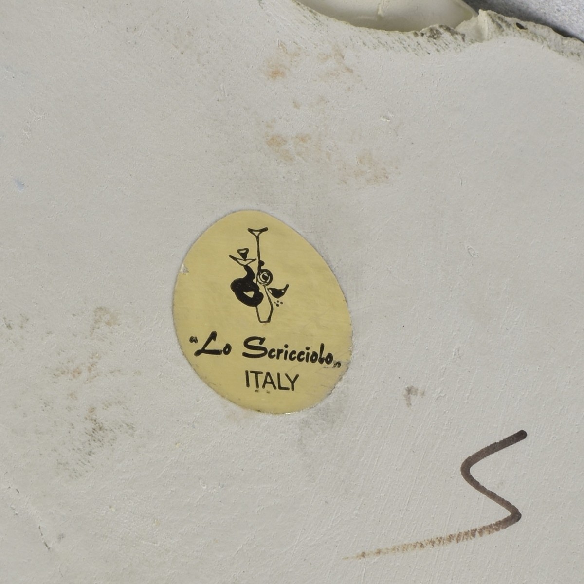 Lo Scricciolo Italy Ceramics Sign