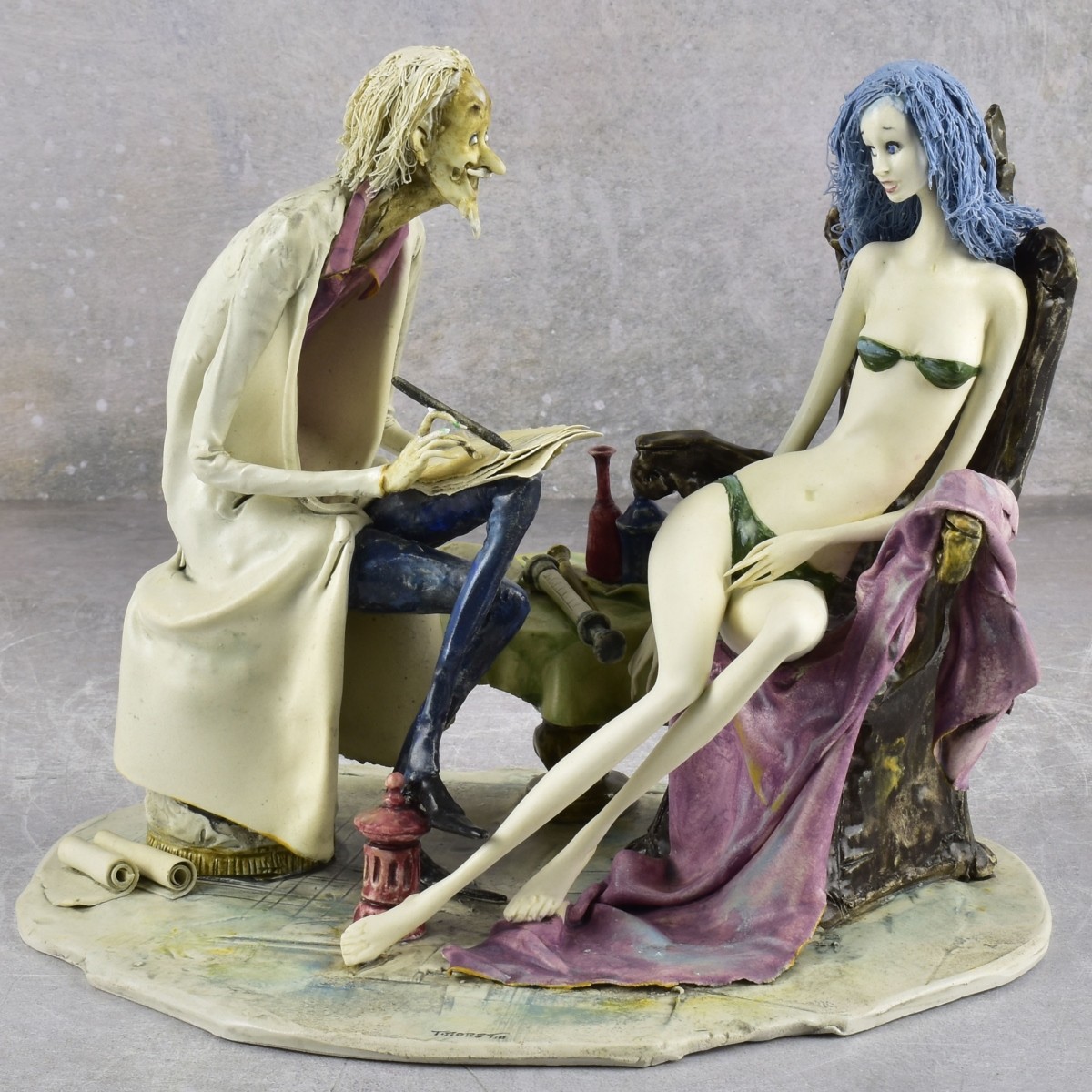 Lo Scricciolo Italy Ceramic Sculpture
