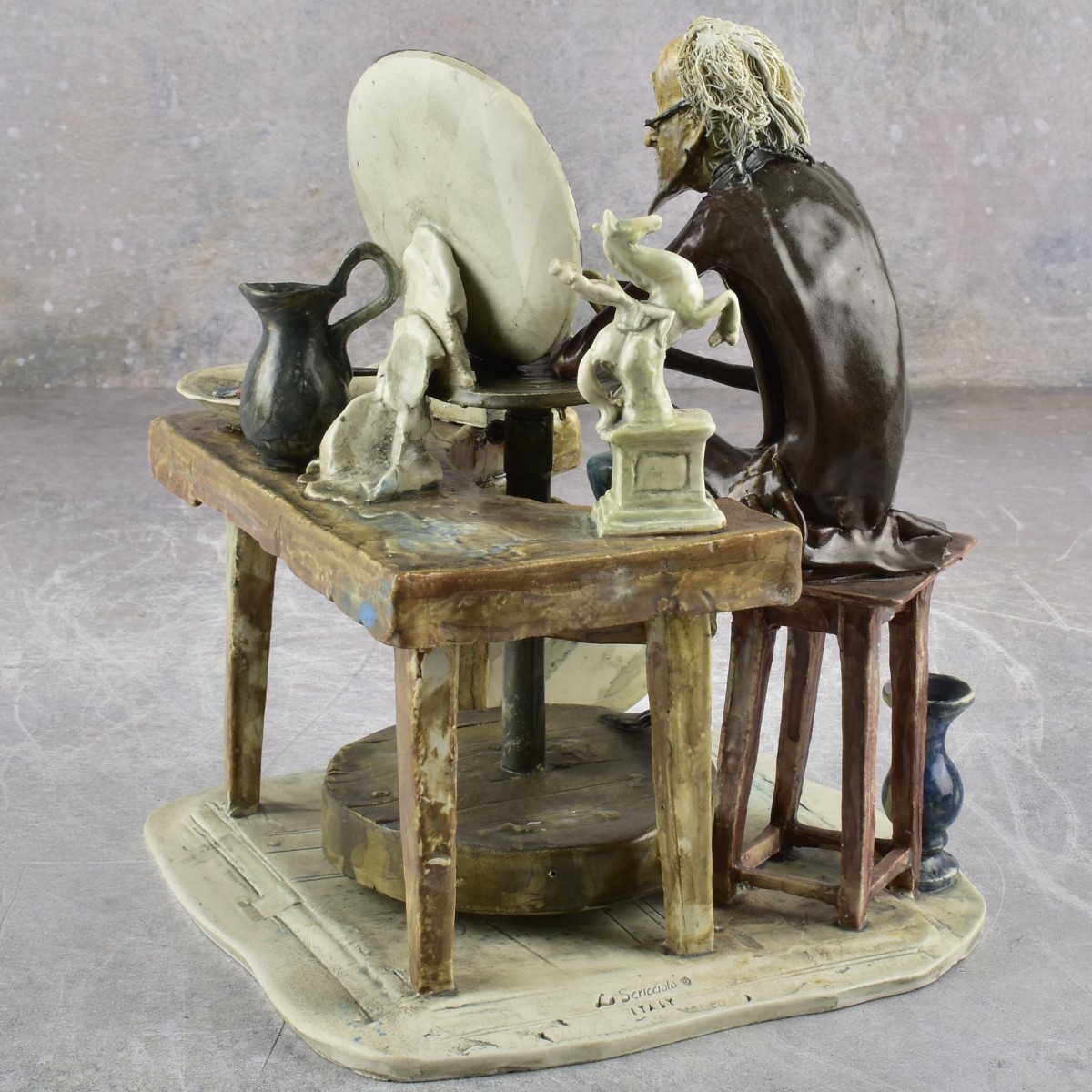 Lo Scricciolo Italy Ceramic Sculpture