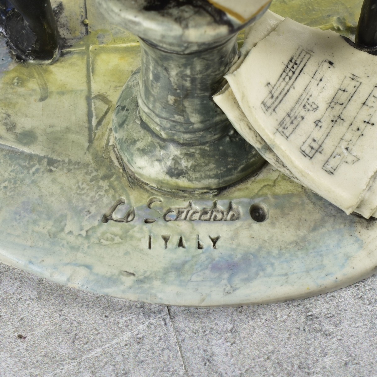 Lo Scricciolo Italy Ceramic Sculpture