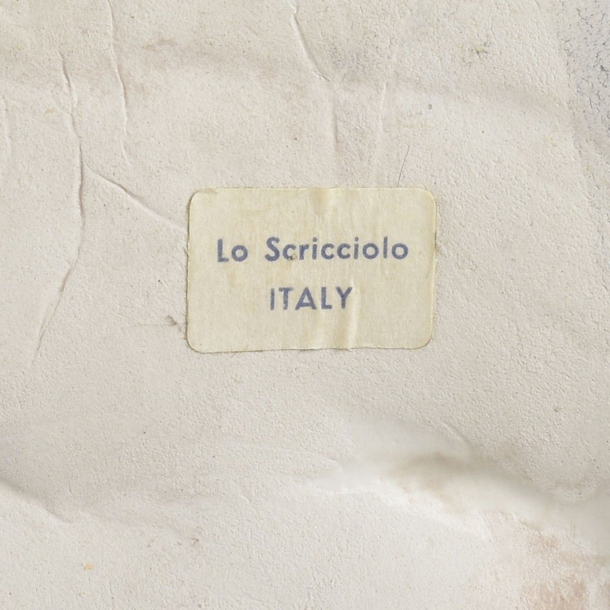 Lo Scricciolo Italy Ceramic Sculpture