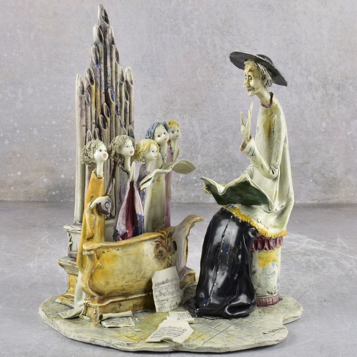 Lo Scricciolo Italy Ceramic Sculpture