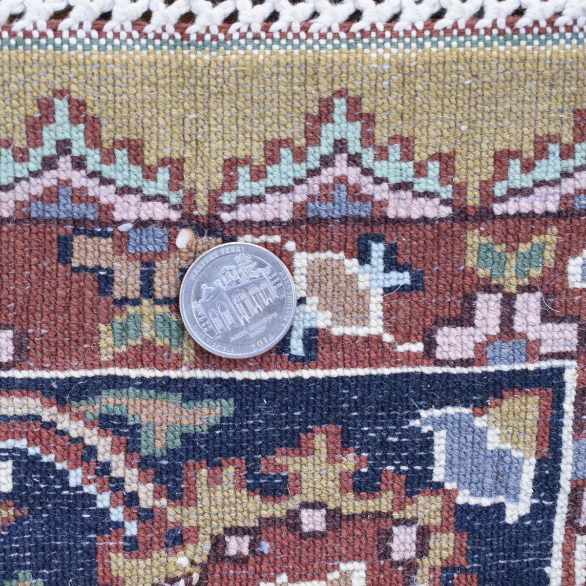 Semi-antique Persian Tabriz Silk Rug