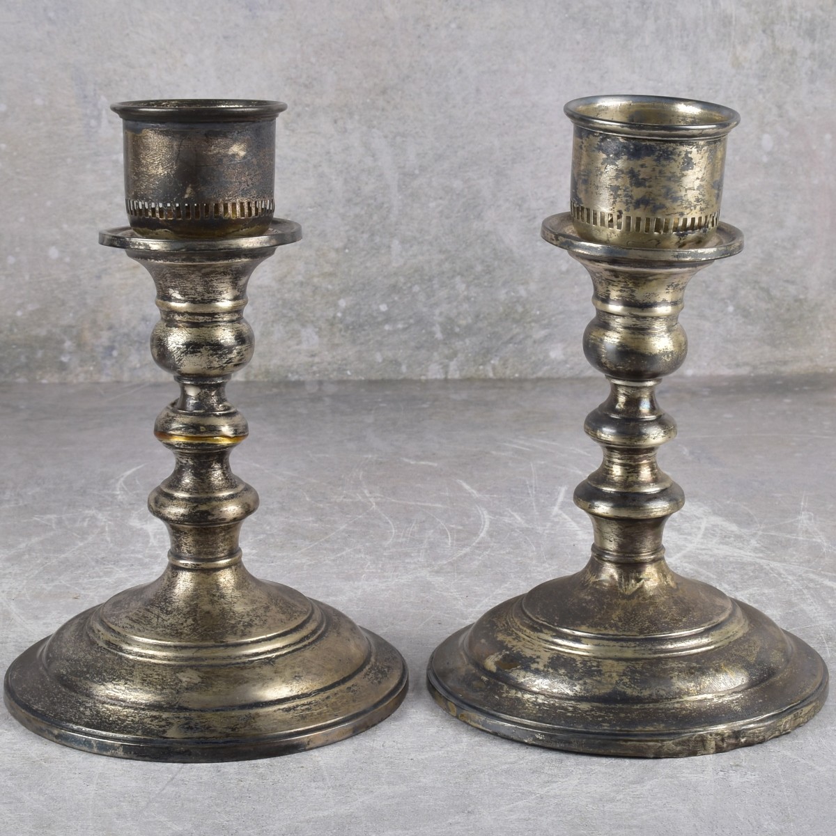 Sterling Silver Weighted Candlesticks