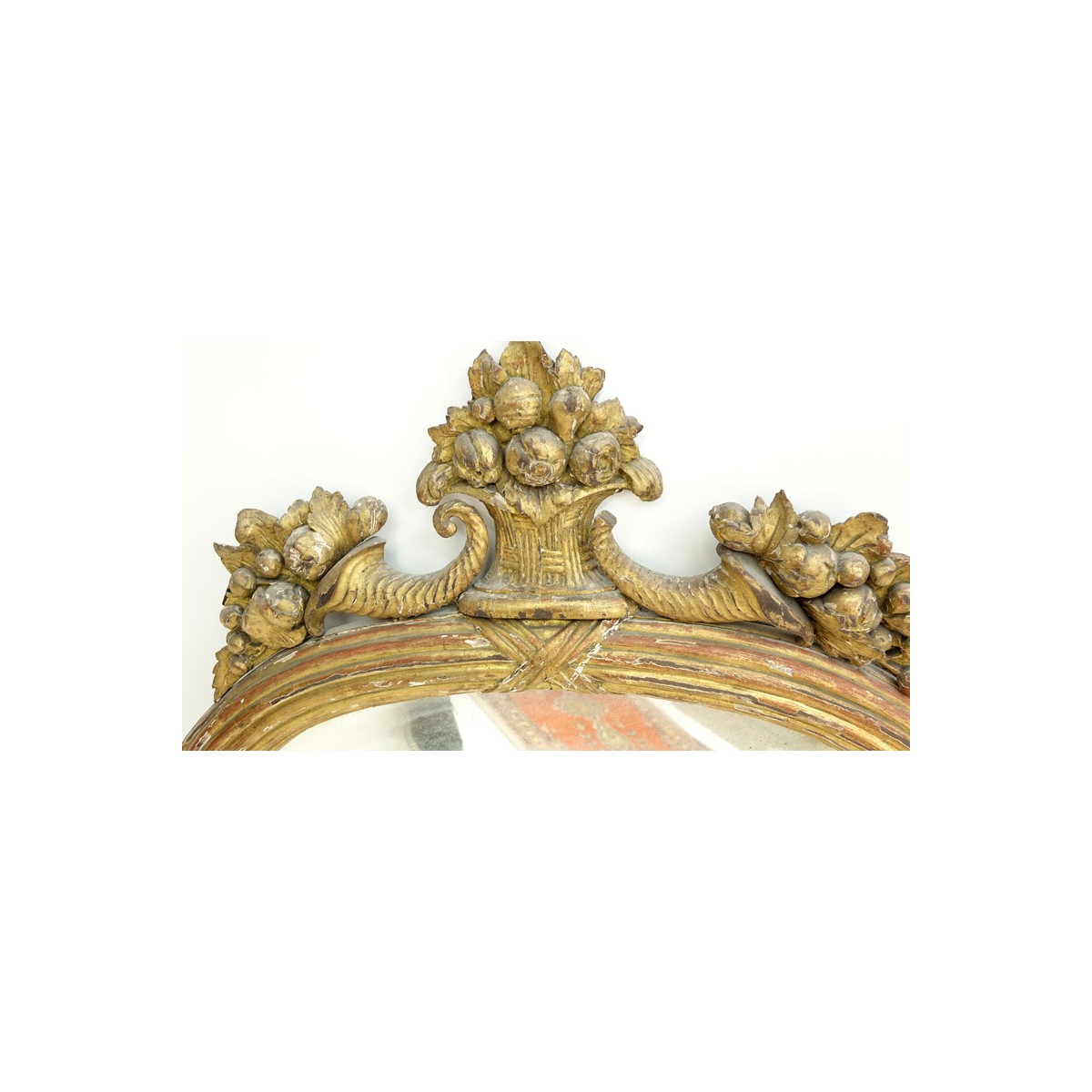 19th C French Louis XVI Style Carved Mirror