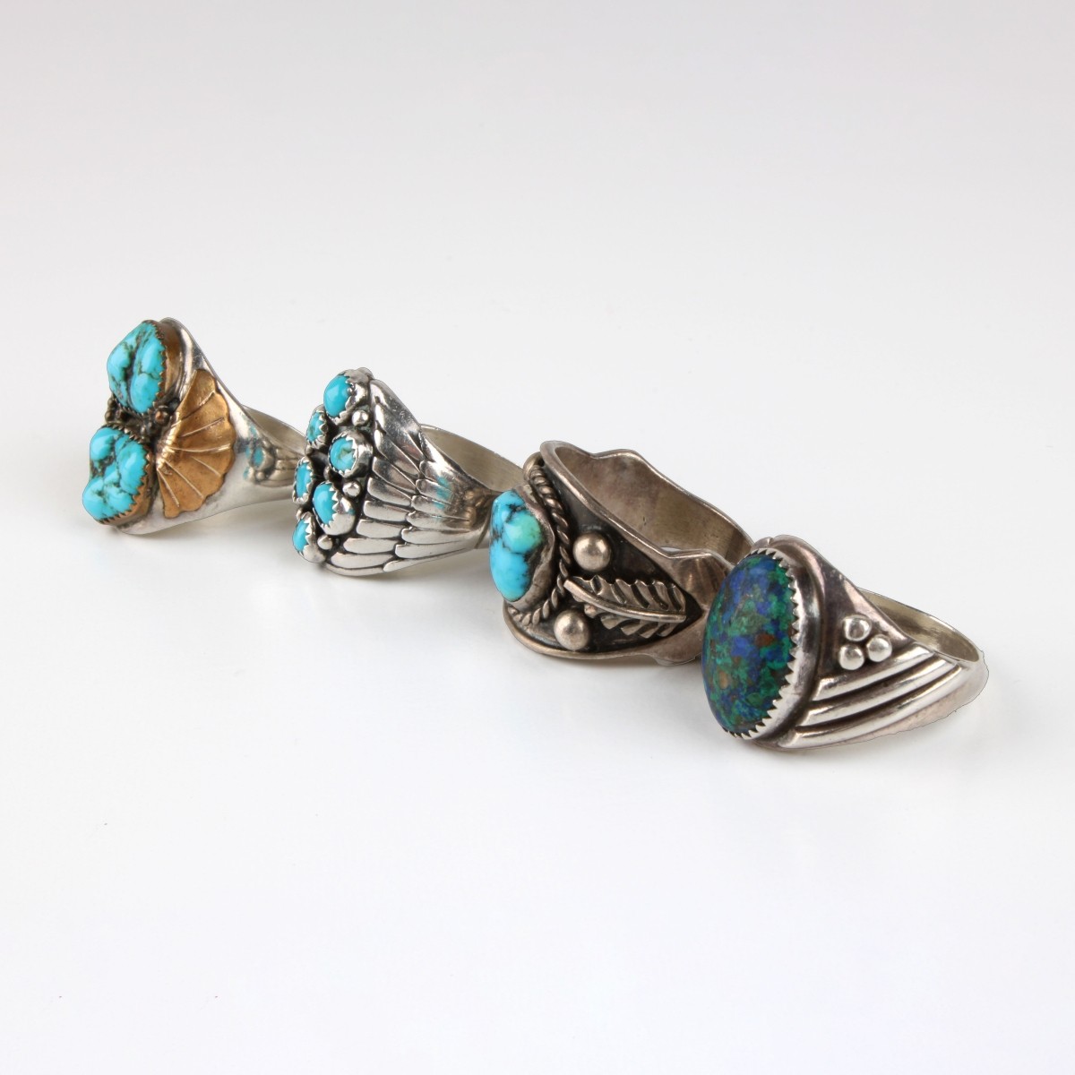 Turquoise and Silver Rings