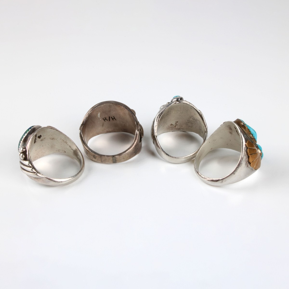 Turquoise and Silver Rings