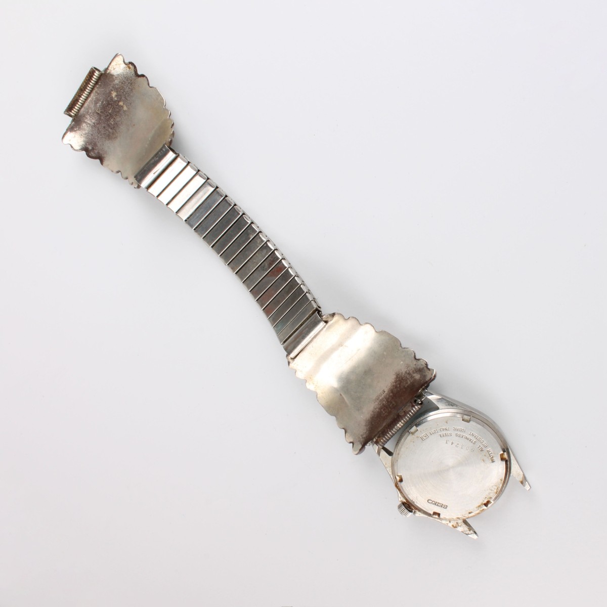 Navajo Turquoise and Sterling Watch Bracelet