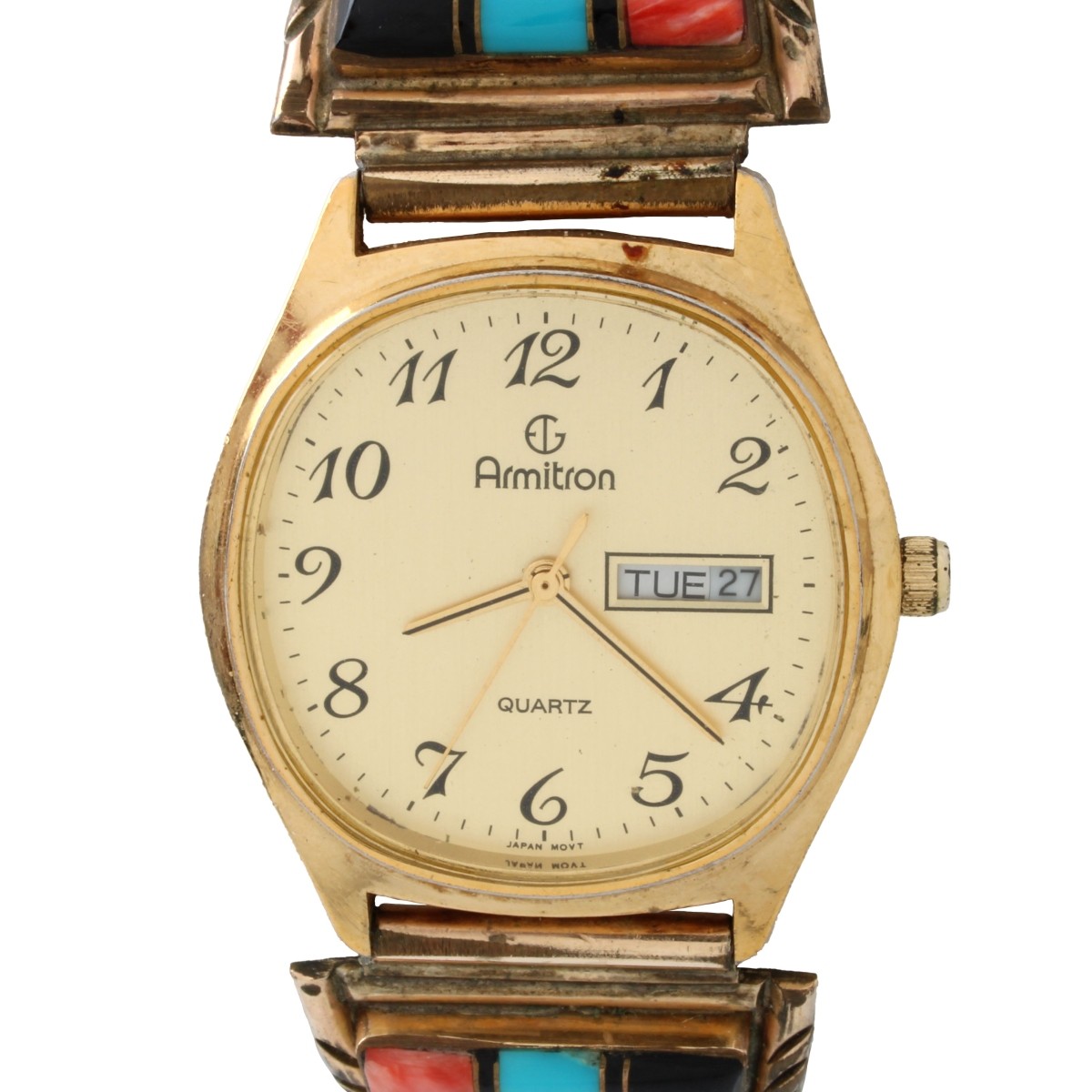 Zuni Hardstone Watch Bracelet