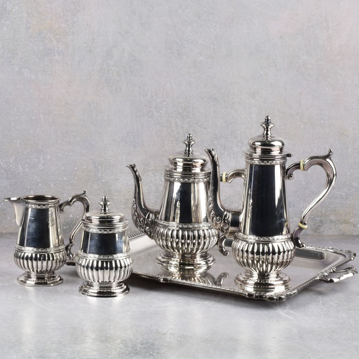 Camusso Peru 925 Sterling Coffee Service
