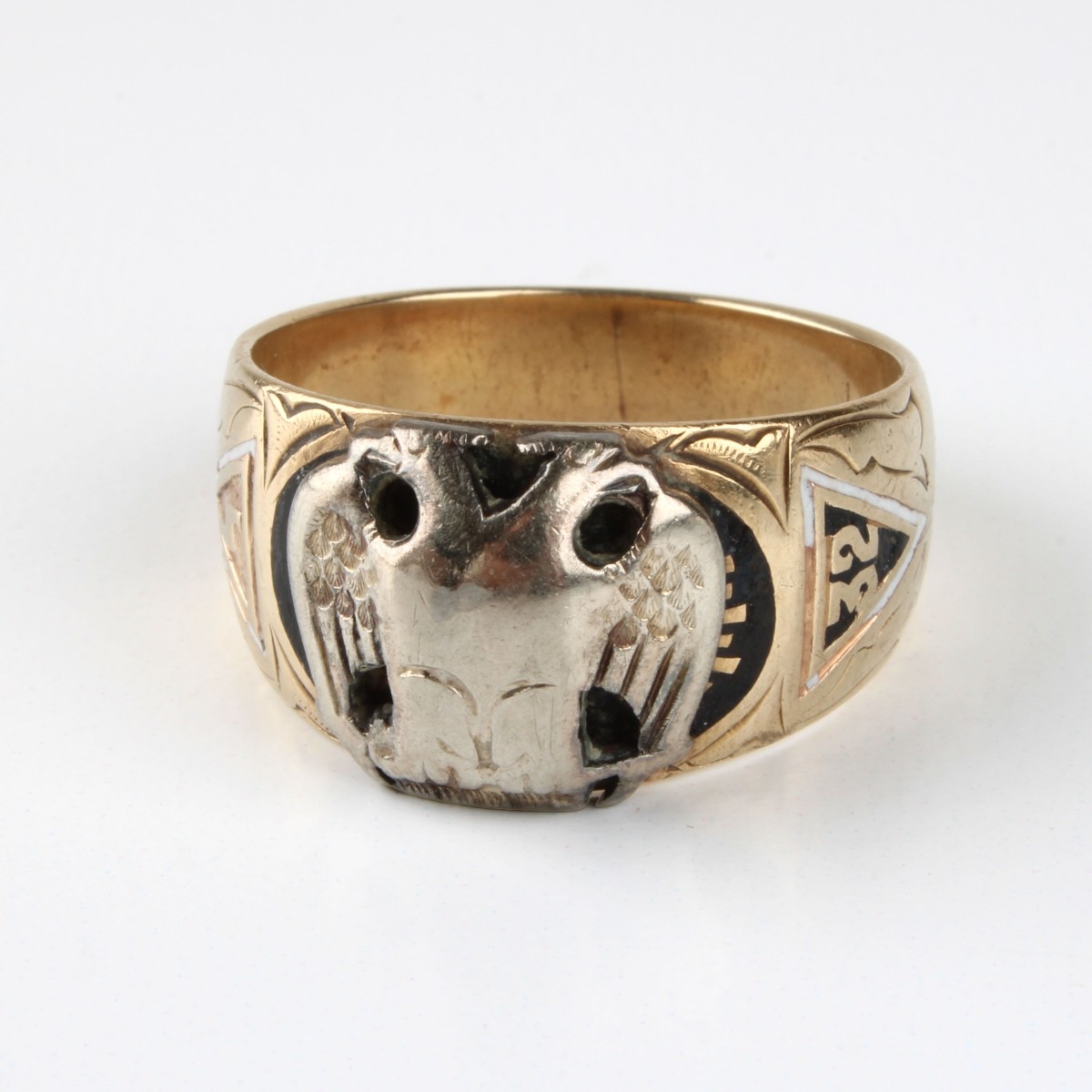 14K Masonic Ring