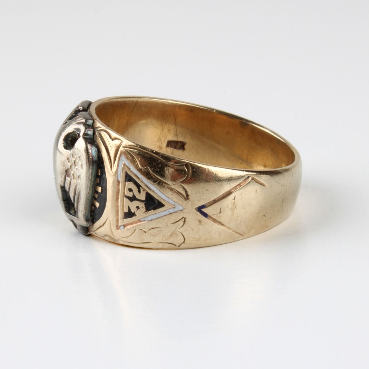 14K Masonic Ring