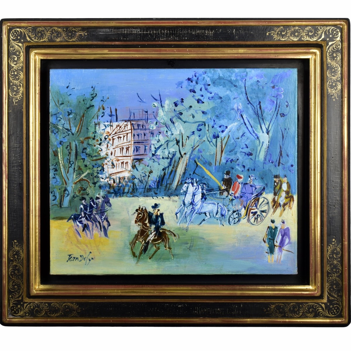 Jean Dufy, French (1888-1964) O/C