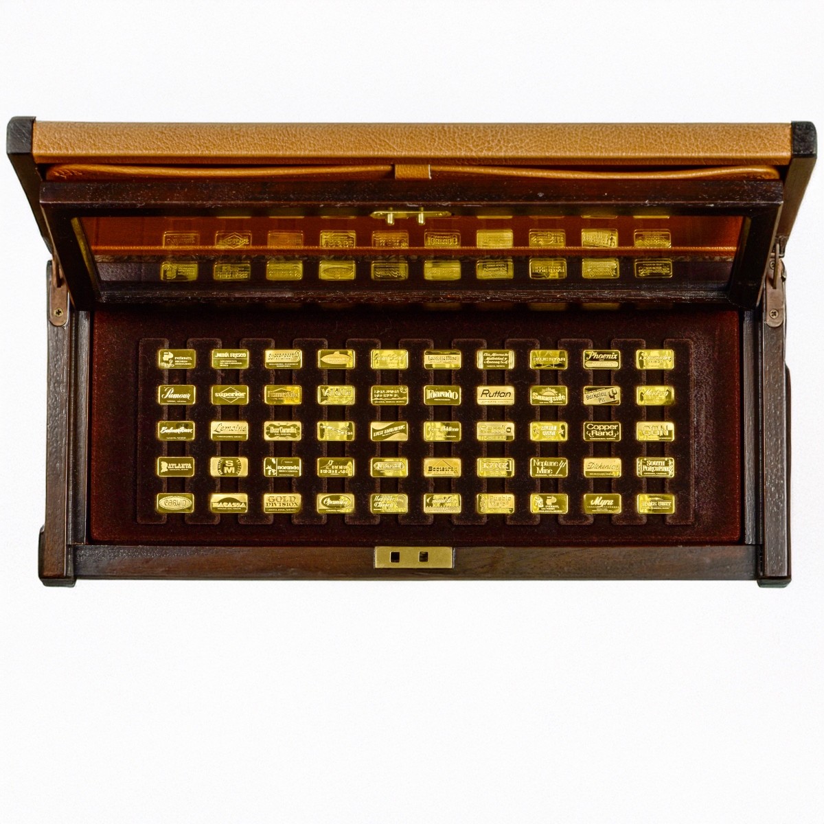 Franklin Mint 24K Gold Mine Ingot Collection
