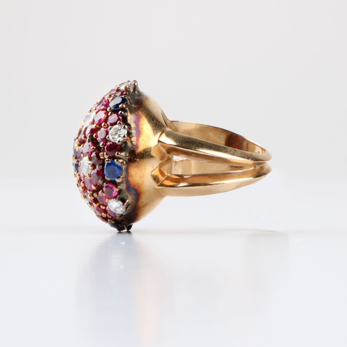 Gemstone and 14K Ring and Earrings