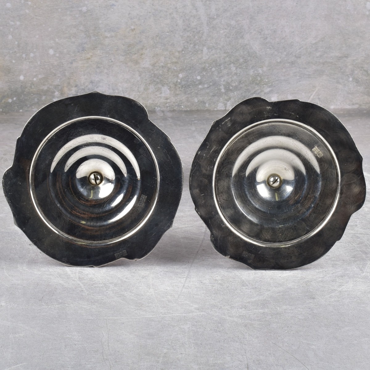 Camusso Peru 925 Sterling Silver Candlesticks